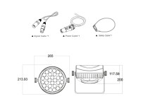 Afx Light Projetor Par C/ 28 LEDS 10W RGBW DMX Afx Light Projetor Par C/ 28 LEDS 10W RGBW DMX